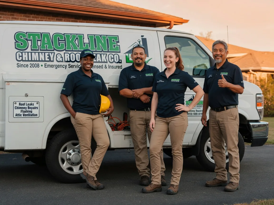 Chimney flashing repair company in Kendalia, TX